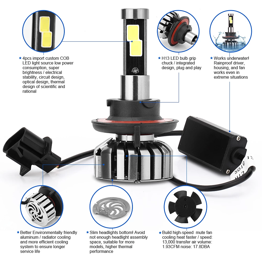 N7-H13 Car Led Headlights