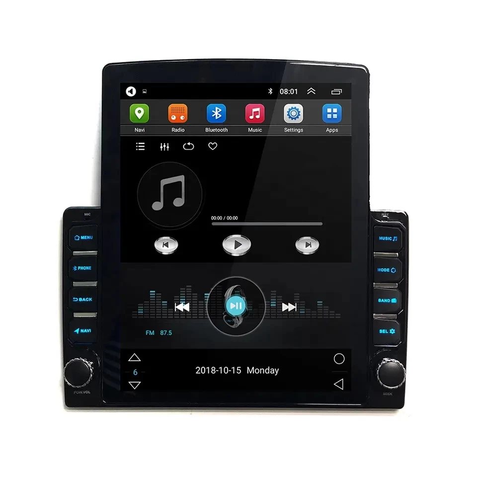 NOUVEAU TESLA 9,7 pouces autora stéréo écran tactile vertical Android GPS Navigation System multimédia Universal Auto Radio