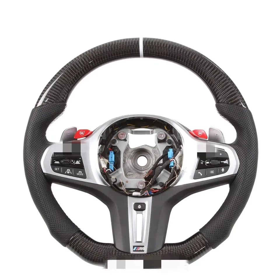 Private Custom Carbon Fiber Steering Wheel for BMW 1 3 5 7 8 M Series X3 X5 G15 F40 G20 G30 G01 G11 G05 M1 M3 M5 M8 CF