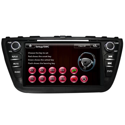 Car DVD for 2014 Suzuki SX4 Car GPS Media player  ST-9070