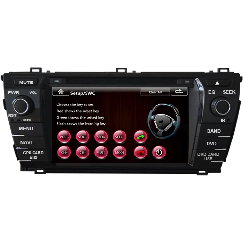 Car DVD for Toyota Corolla cardvd 2014 ST-7072