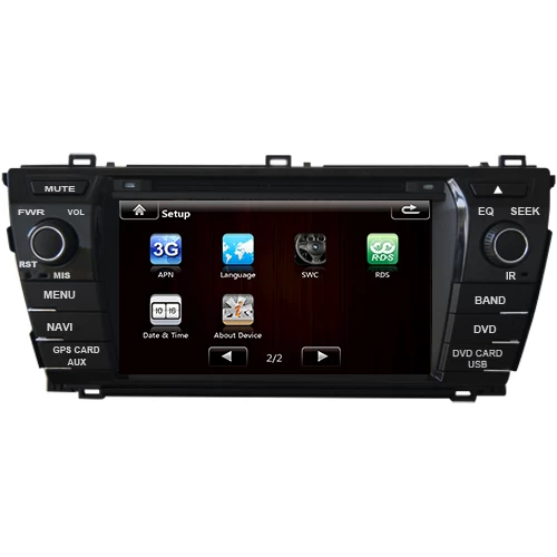 Car DVD for Toyota Corolla cardvd 2014 ST-7072