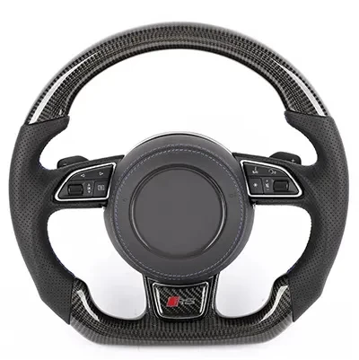 Volario de dirección de fibra de carbono al por mayor para A-Adi RS6 RS3 Audi A3 A4 A5 A6 C7 Flying B8.5 A-Adi S5