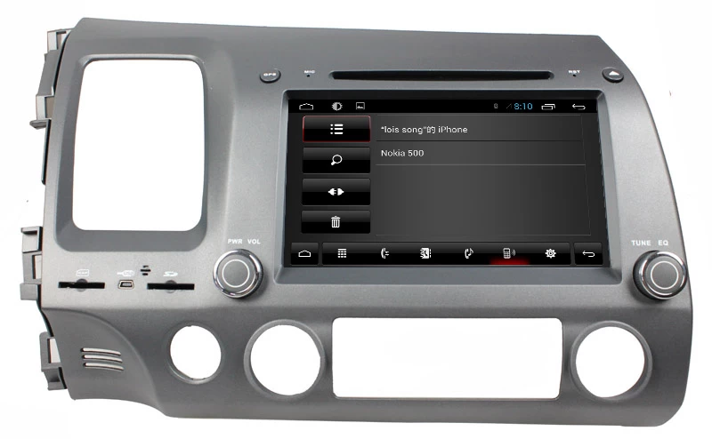 Android 7.1 DVD de voiture pour la vieille Honda Civic (à gauche) ST-8038C
