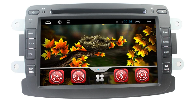 Android 7.1系统的车载DVD雷诺除尘器/洛根/的Sandero ST-8050C