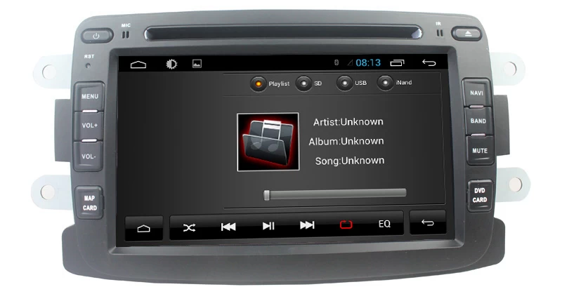 Android 7.1系统的车载DVD雷诺除尘器/洛根/的Sandero ST-8050C