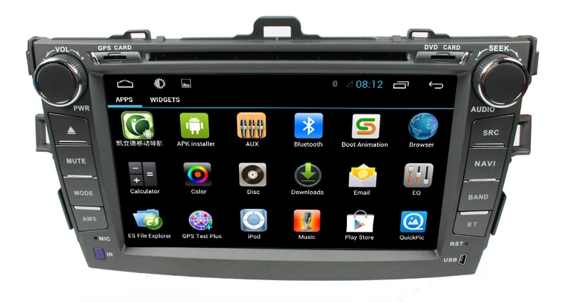 Android 7.1 Car DVD Toyota Corolla 2012 (ST-8203C)