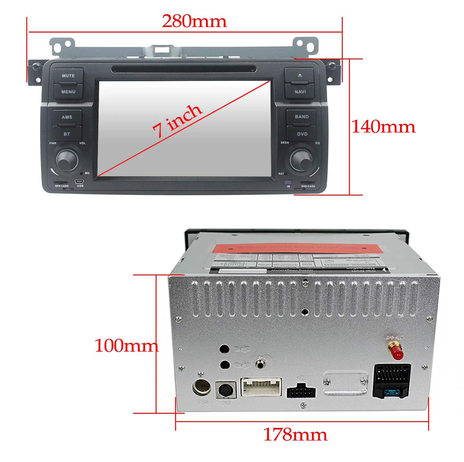 car dvd for BMW E46 ST-9172C