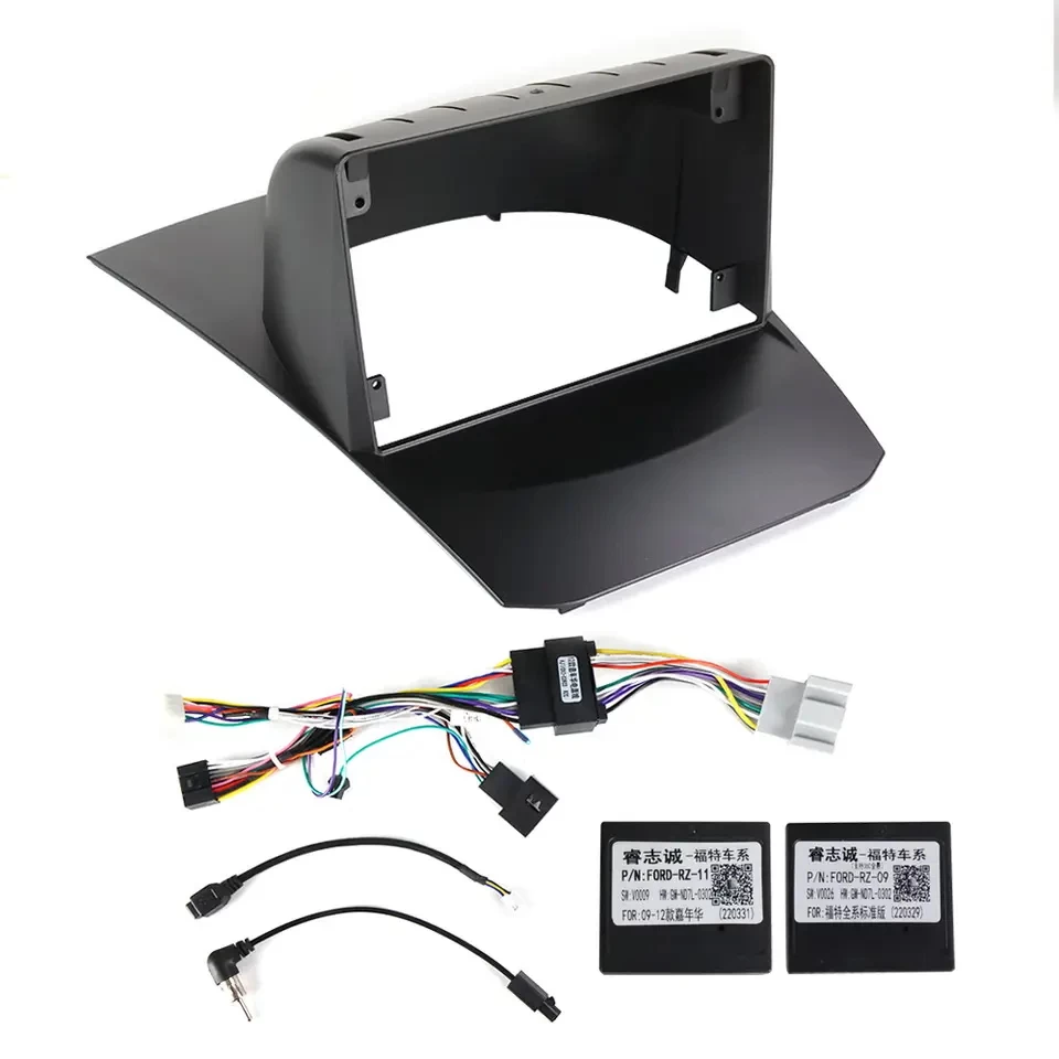 汽车多媒体玩家Fascia Frame Car DVD播放器汽车视频框架Ford Ranger Fiesta Transit S-Max Mondeo Kuga F150