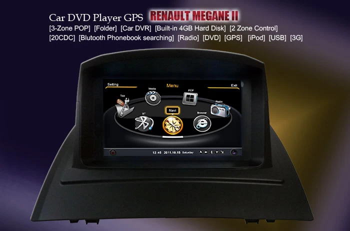 lsqSTAR Car Dvd for Renault Megane II ST-C098