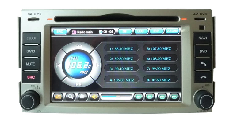 lsqSTAR Car Dvd for SANTAFE ST-8908