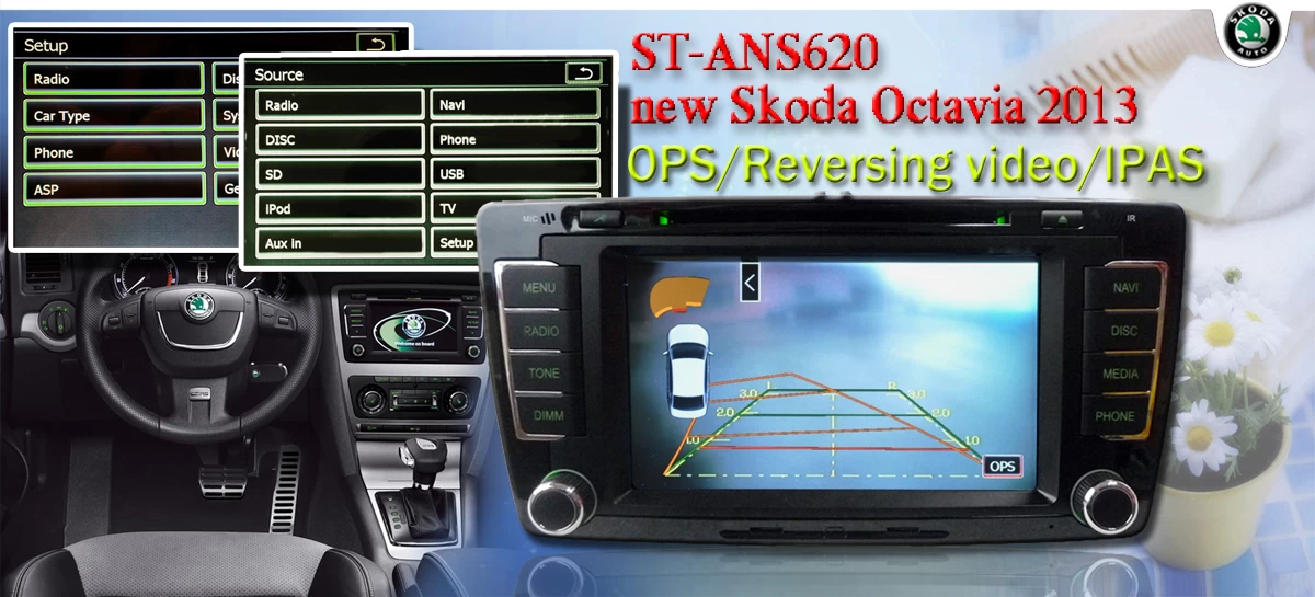 lsqSTAR Car Dvd for Skoda Octavia 2013 ST-ANS620