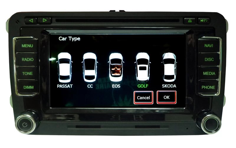 Car DVD for Volkswagen and SKODA ST-ANS610
