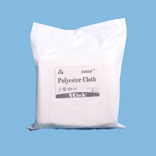 Cina 100% poliestere pulizia panno, antistatico Cleanroom tergicristalli, 9 "x 9" White produttore