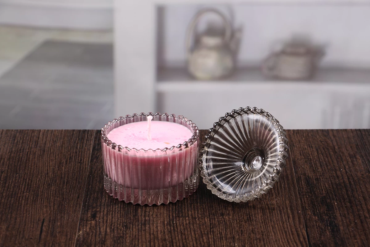 Candle holders with dome lids