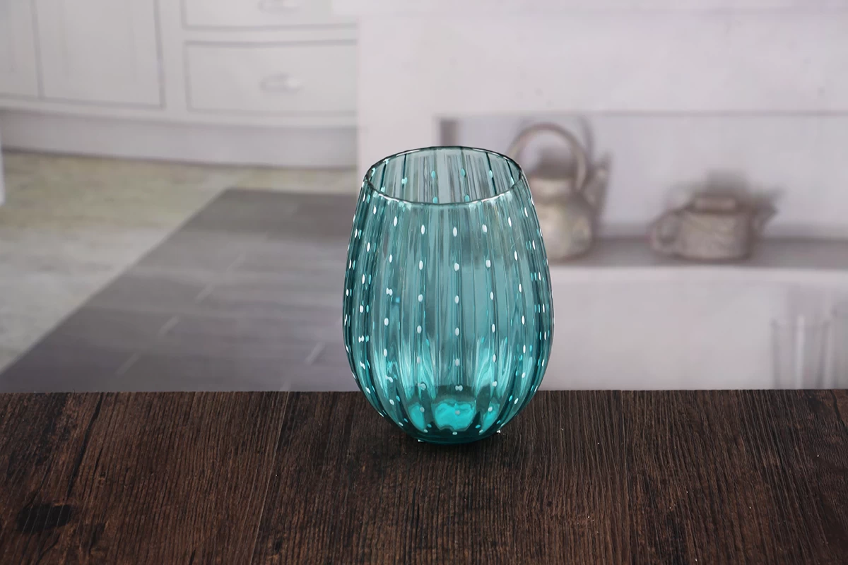 Turquoise candle holders