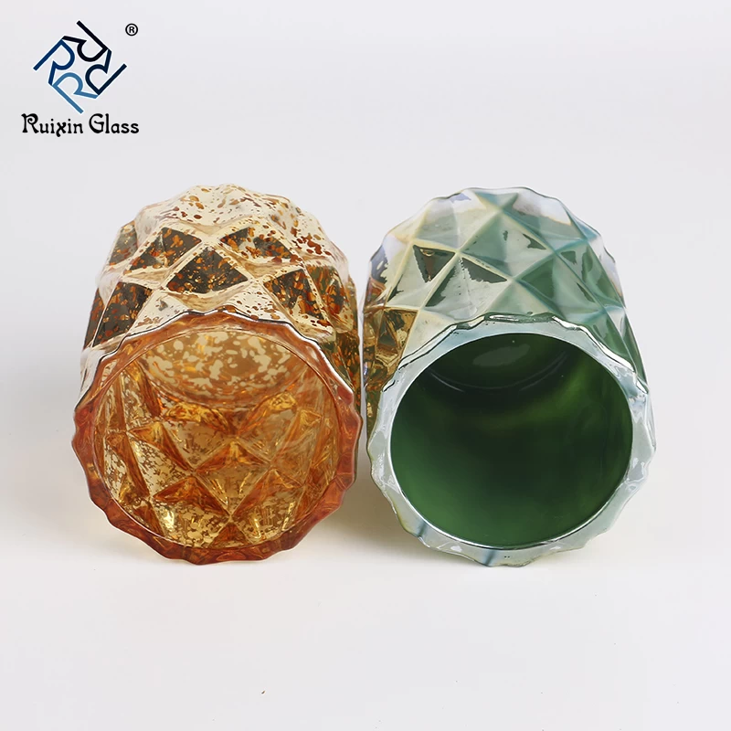mosaic glass votive candle holders