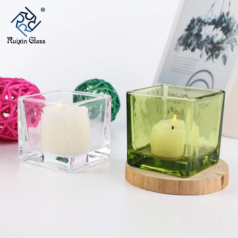 Decorating glass candle holders