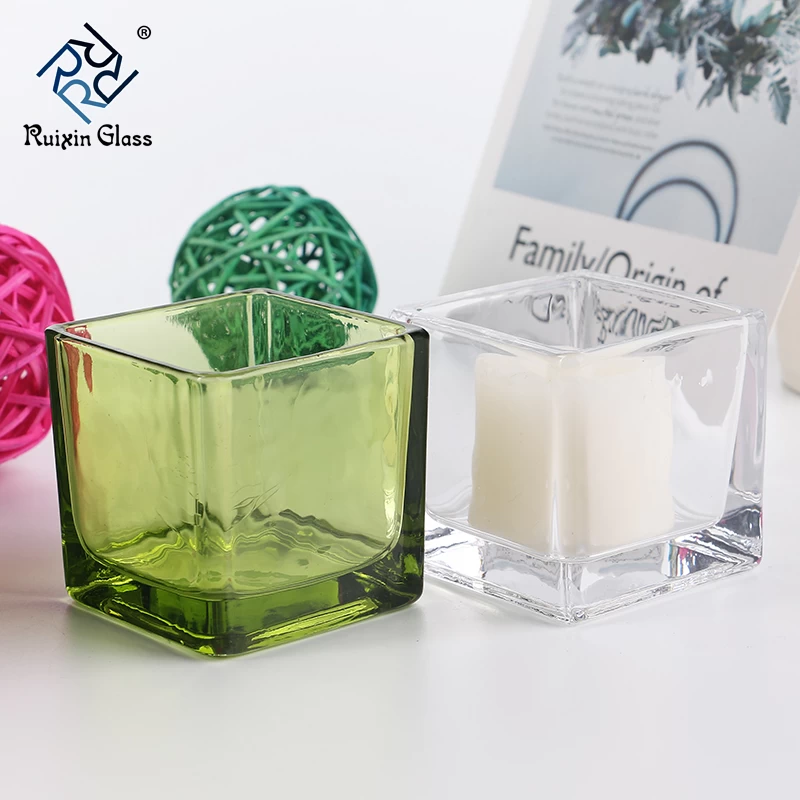 Decorating glass candle holders