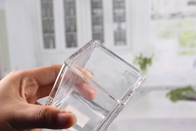 Clear glass tealight holders