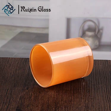 Venda por atacado pequenos suportes de vela de laranja titulares votivos a granel