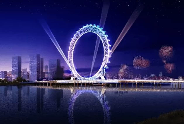 China World's largest shaftless ferris wheel in Shandong province manufacturer