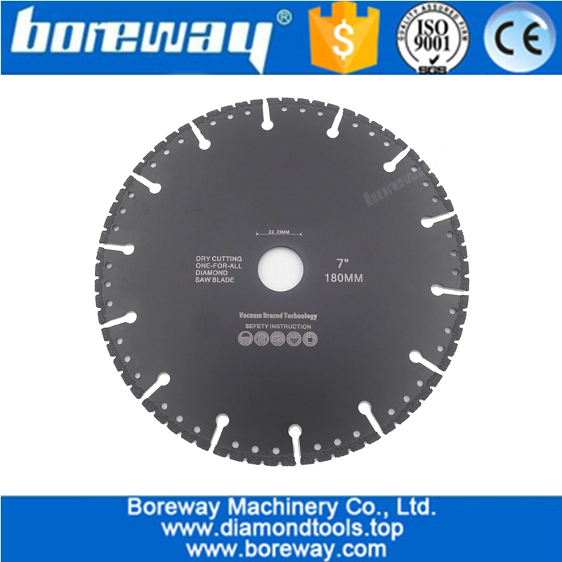 Vacuum Brazed Diamond Blade for All Purpose Demolition Blade For stone iron steel