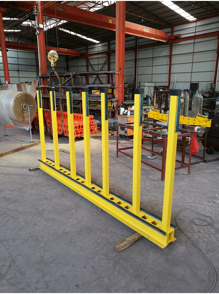 plug type stone slab steel storage rack