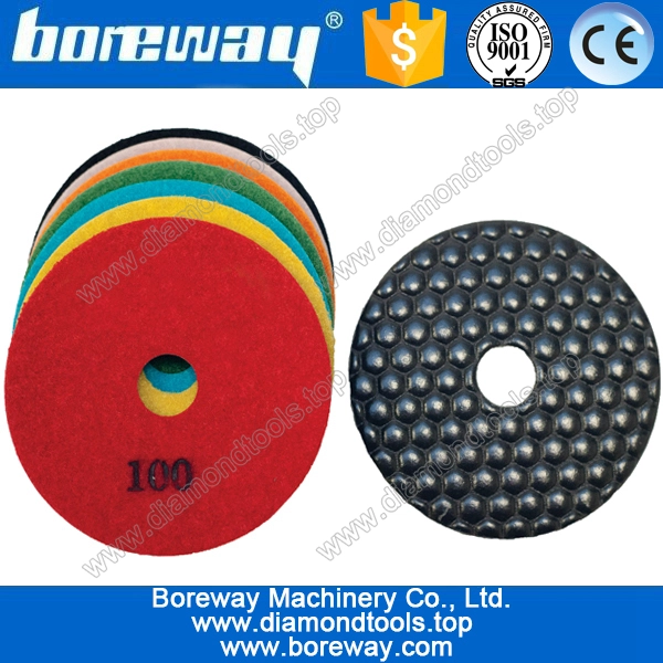 resin dry use diamond grinding and polishing pad