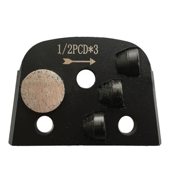 One Bar Segment And Three Half PCD Diamond Epoxy Floor Tools For Lavina Machine