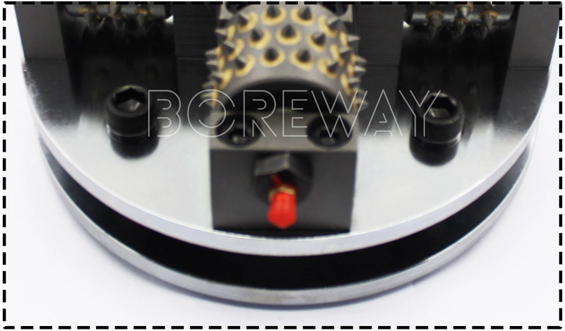 200mm Double Layer Rotary Carbide Alloy Bush Hammer Plate For Granite Finish 5