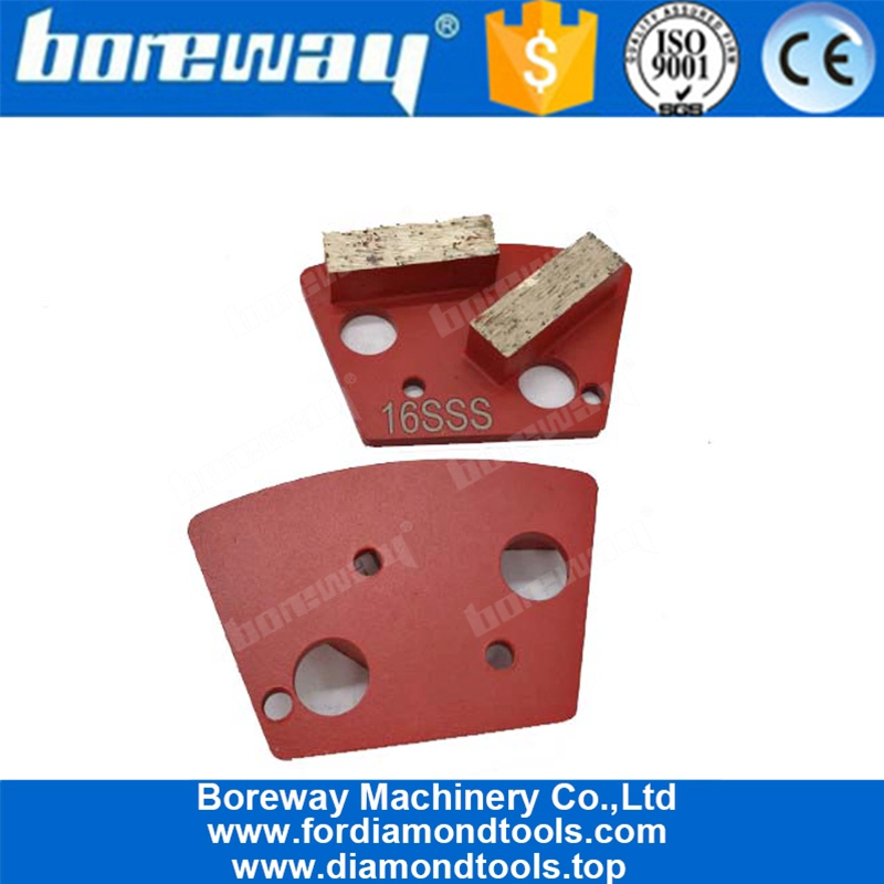 Double Bar Trapezoid Grinding Pad