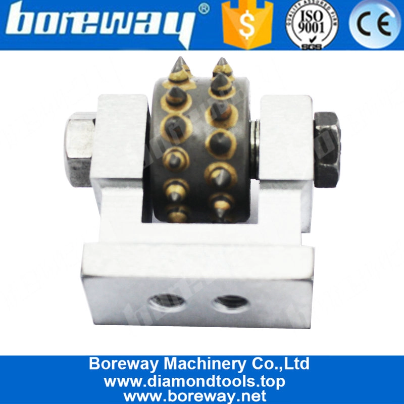 30 Teeth Rotary Cemented Carbide Bush Hammer Roller For For Hand Held Grinder 2