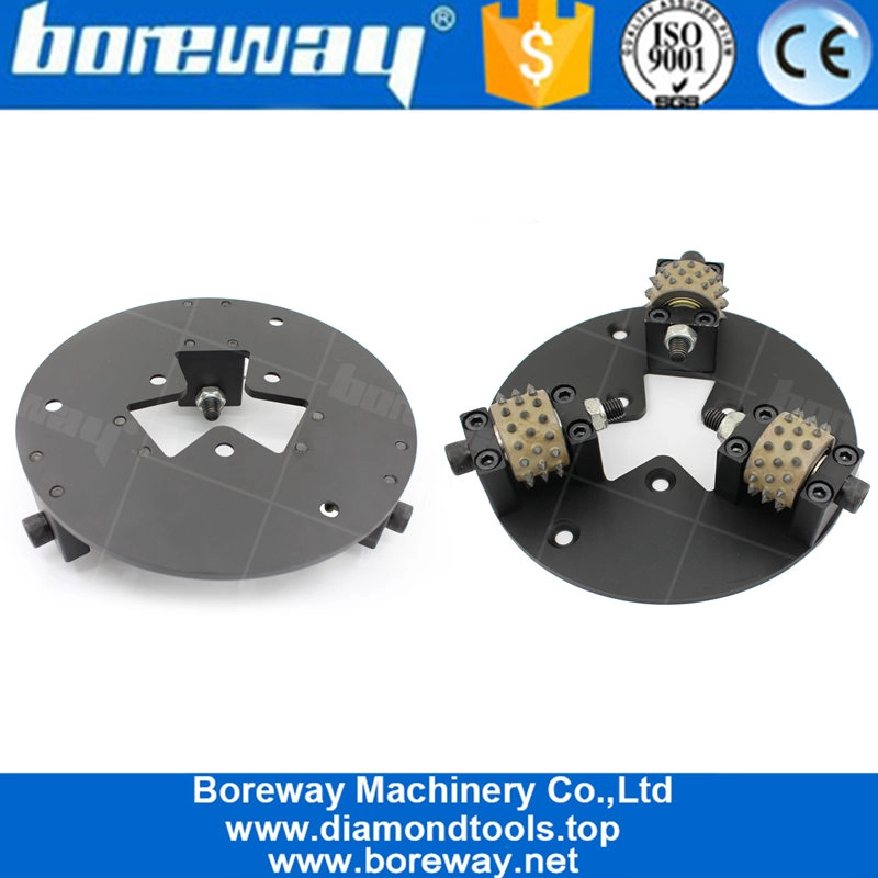 Professional Production 230mm Leaf Slot Bush Hammer Plates For Concrete HTC Floor Machine  