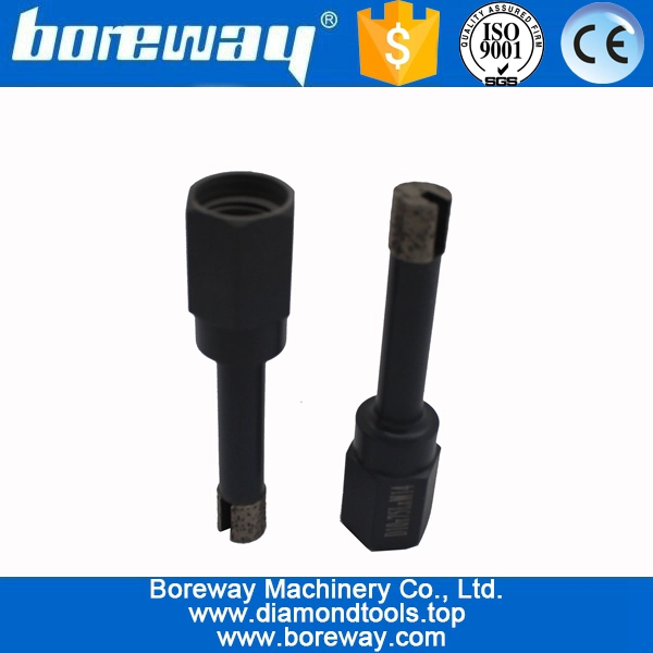 D10x75LxM14 Diamond Tipped Drill Bit For Stone Drilling