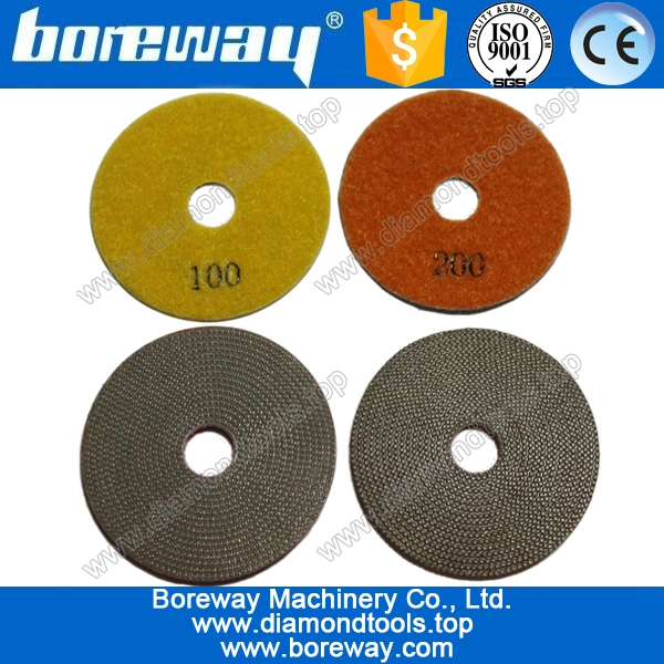 electroplating diamond grinding and polishing pad