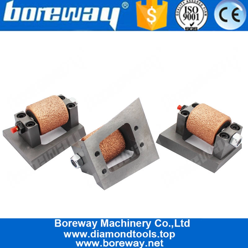 Vacuum Brazing Rotary Bush Hammer Roller With Frankfurt Base Manufacturer & Suppliers 4