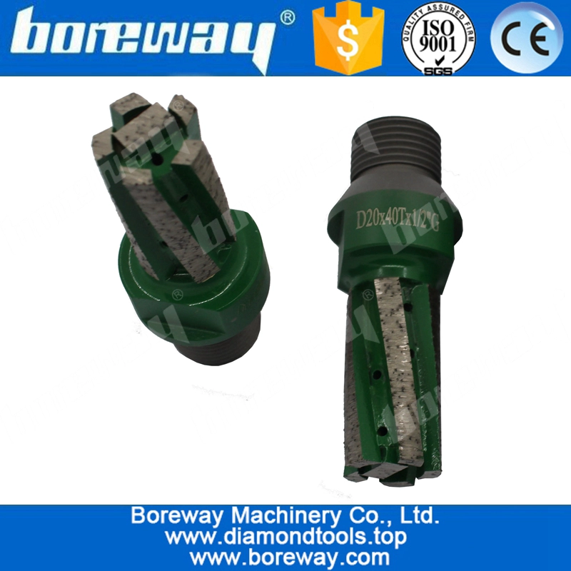 D20x40Tx1 / 2“G CNC 手指钻铣盲孔