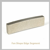 Boreway High Efficiency Marble Cutting Notched Diamond Segment For Edge Cutting