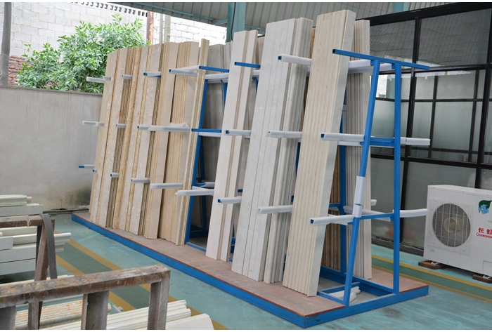 Display rack for stone slab sample