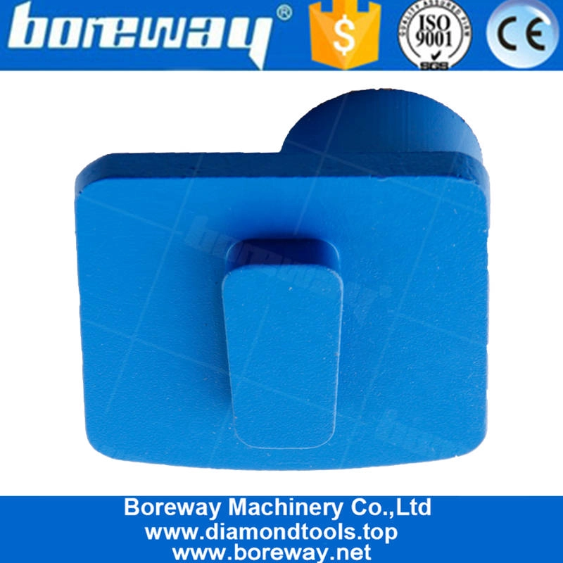 Redi Lock Two Segment Diamond Concrete Grinding Shoe For Husqvarna Machine