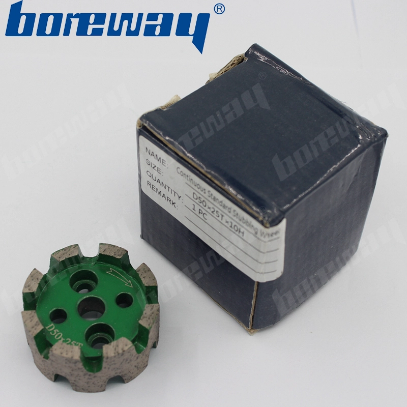 D50*25T*10H continious standard diamond stubbing wheel