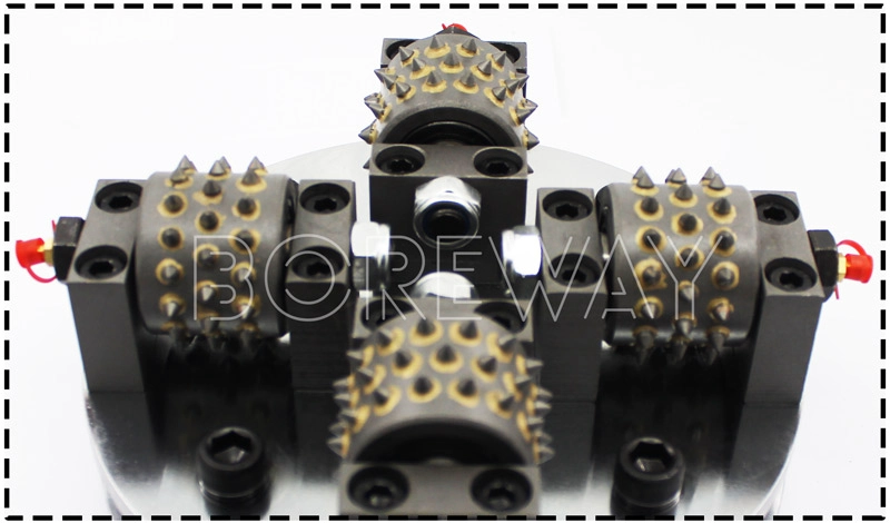 200mm Double Layer Rotary Carbide Alloy Bush Hammer Plate For Granite Finish 4