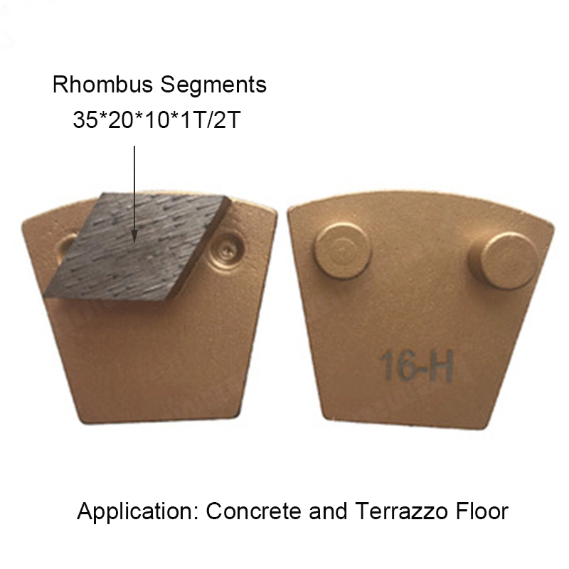 Single Segment Two Pins Grinding Shoes
