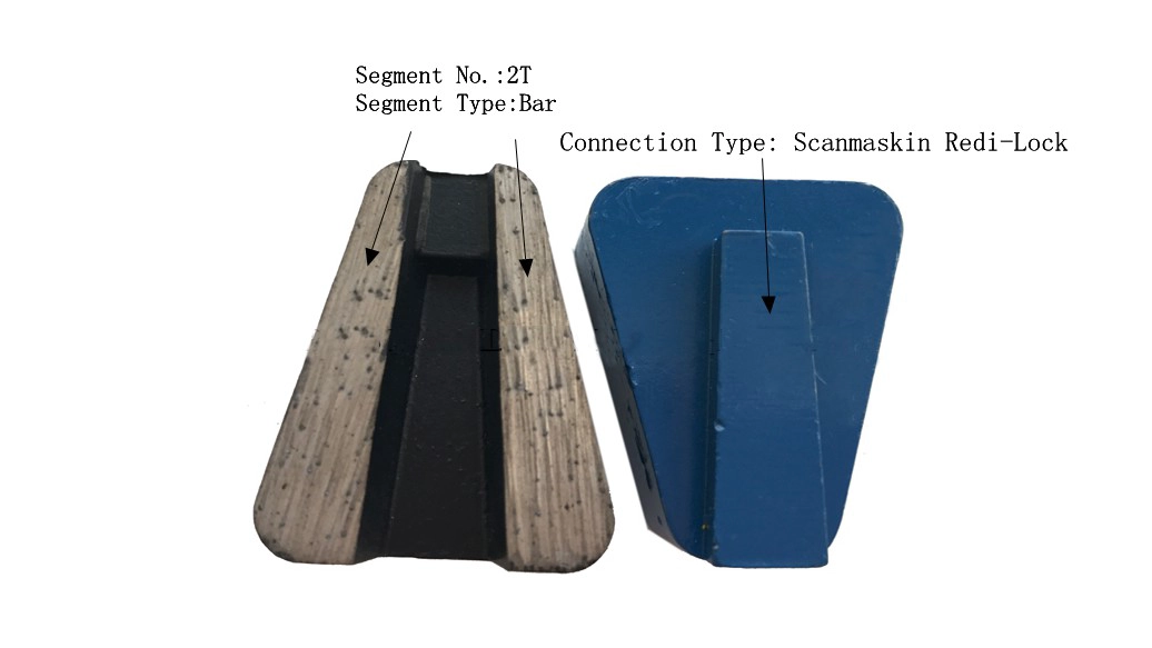 Quick Lock Scanmaskin Diamond Concrete Floor Grinding Segment