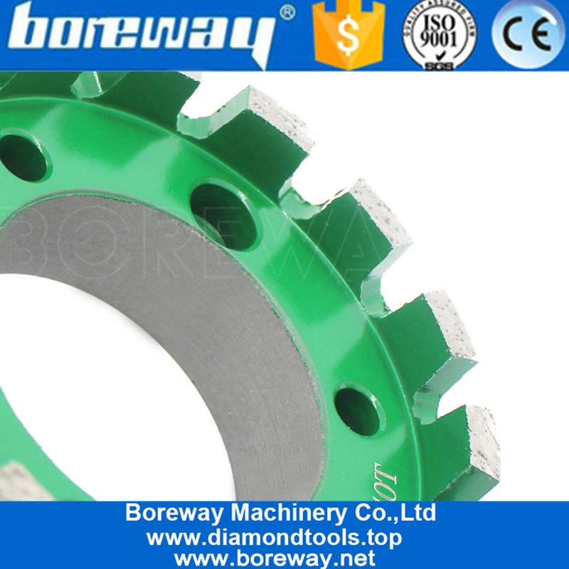 Boreway Factor Price 90mm Diamond Standard Stubbing Wheel For CNC Machine