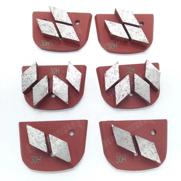 Four Rhombus Segments Grinding Shoes 