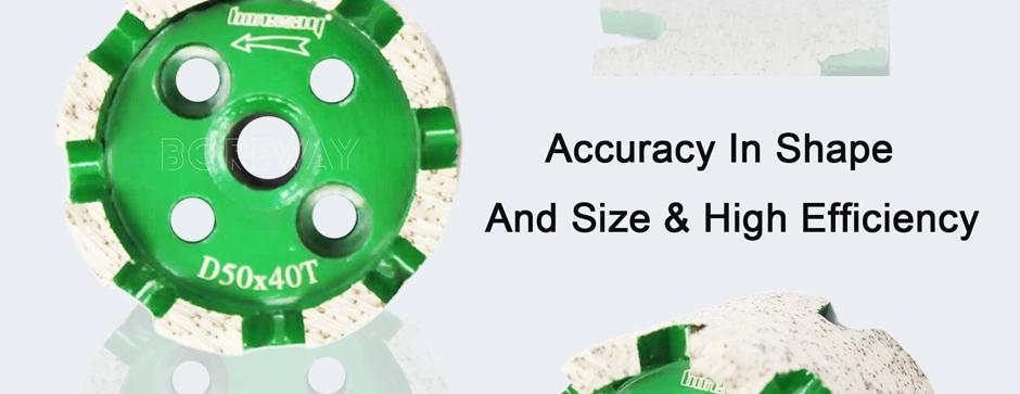 2 Inch CNC Sintering Standard Stubbing Wheels for Marble Granite Suppliers