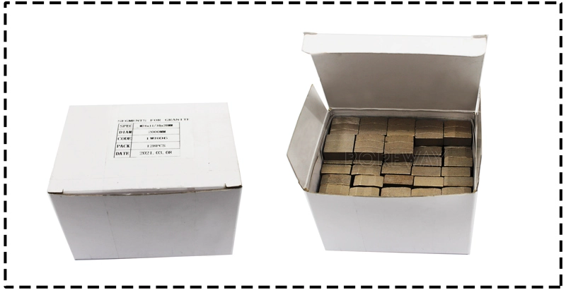 Wet Cutting Diamond Blade Segment Granite Head For European Countries 04