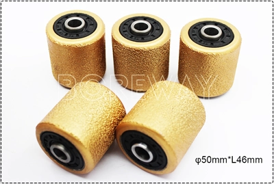 Rotary vacuum brazed bush hammer plate for manufacturer  021